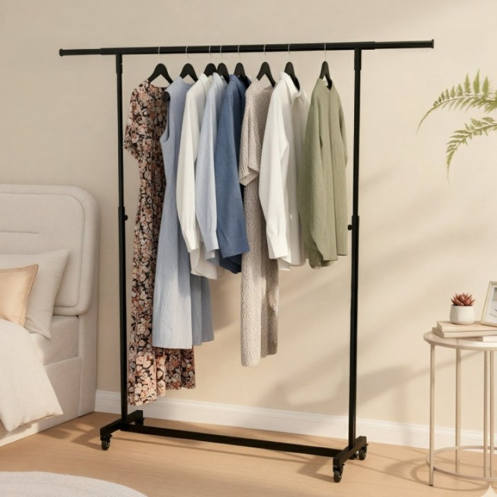 Klappbare Kleiderständer Soran 120x50x188