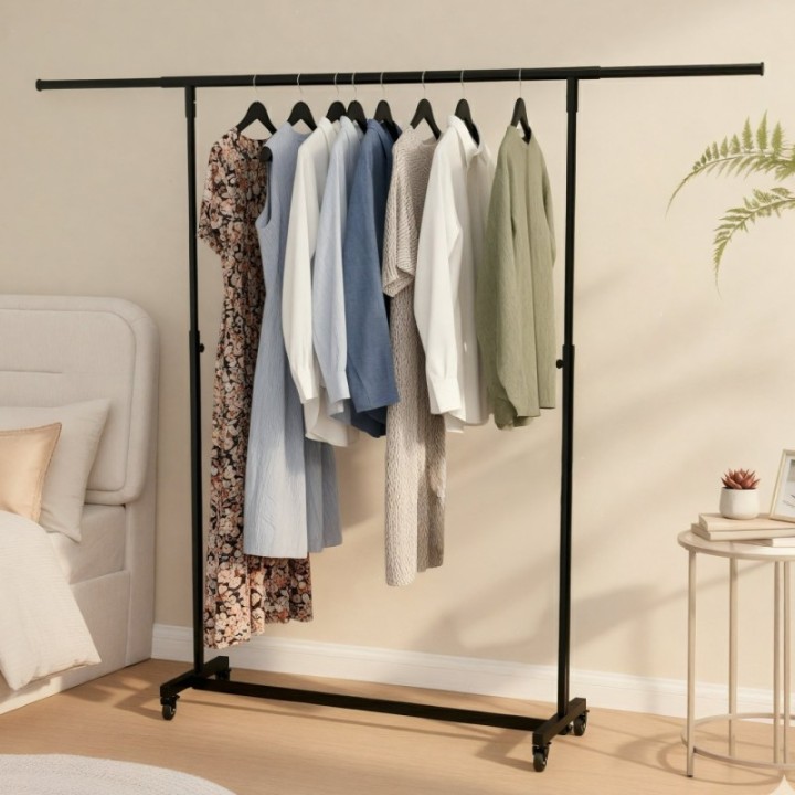 Klappbare Kleiderständer Soran 150x50x188