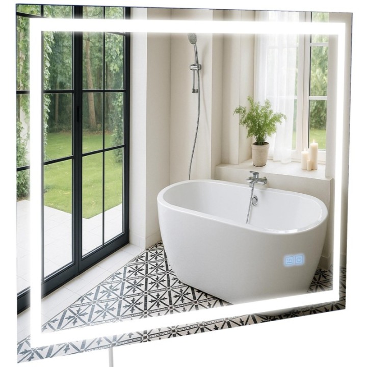 Badspiegel Jaffrey 50x70 mit Bluetooth 