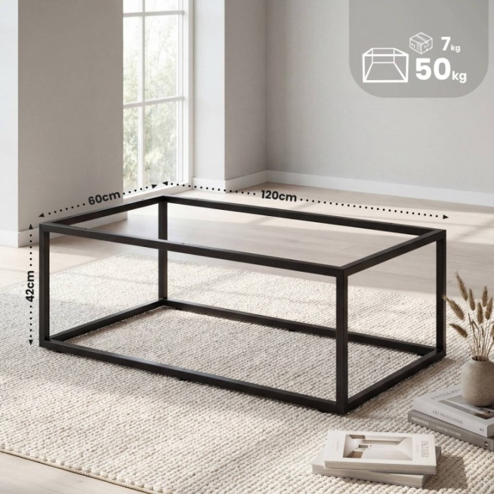 Tischgestell Metall 120x60x42 cm