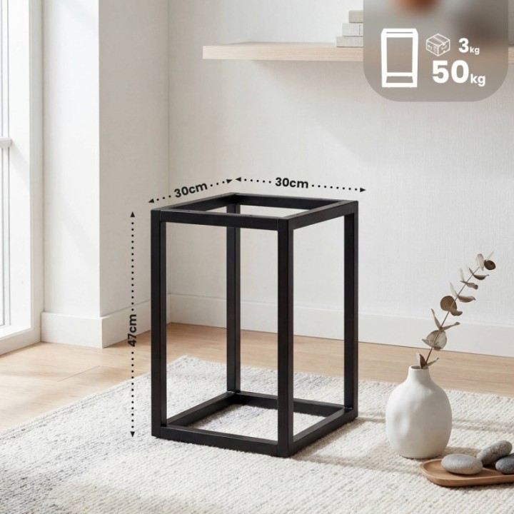 Tischgestell Metall 30x30x47,50 cm