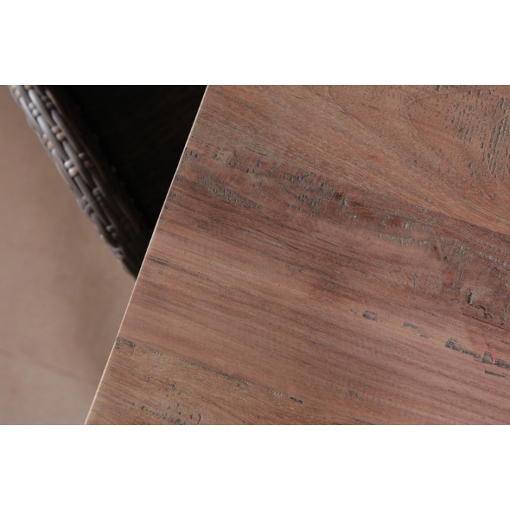 Tisch Belagio 180x100x78 indoor Teak/Mahagony-weiß
