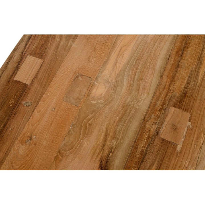 Tisch Belagio 220x100x78 indoor Teak/Mahagony-weiß