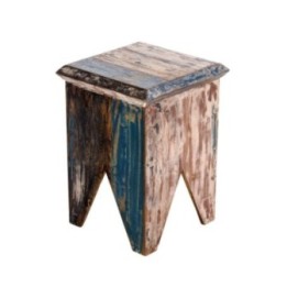 Teakholz Hocker Milo