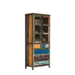 Teakholz Vitrine Vika