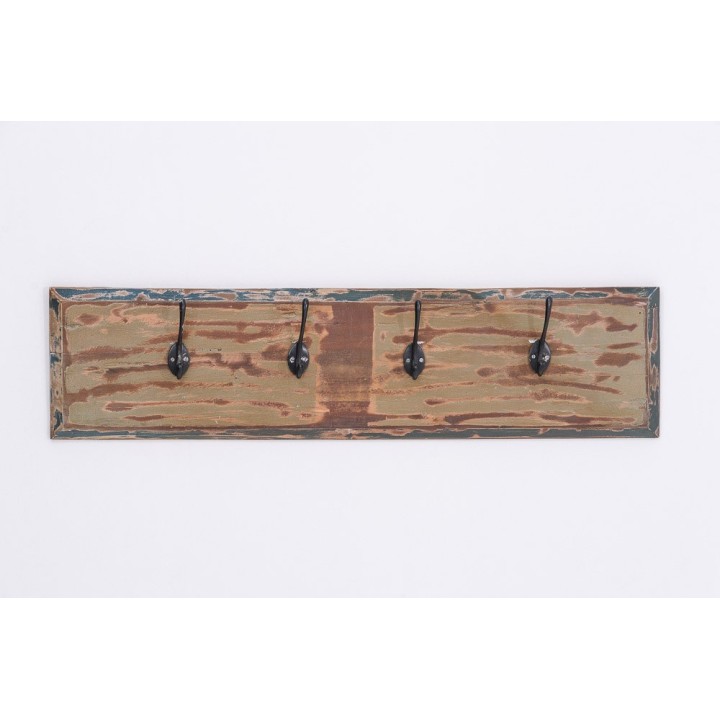 Teakholz Wandgarderobe Flen