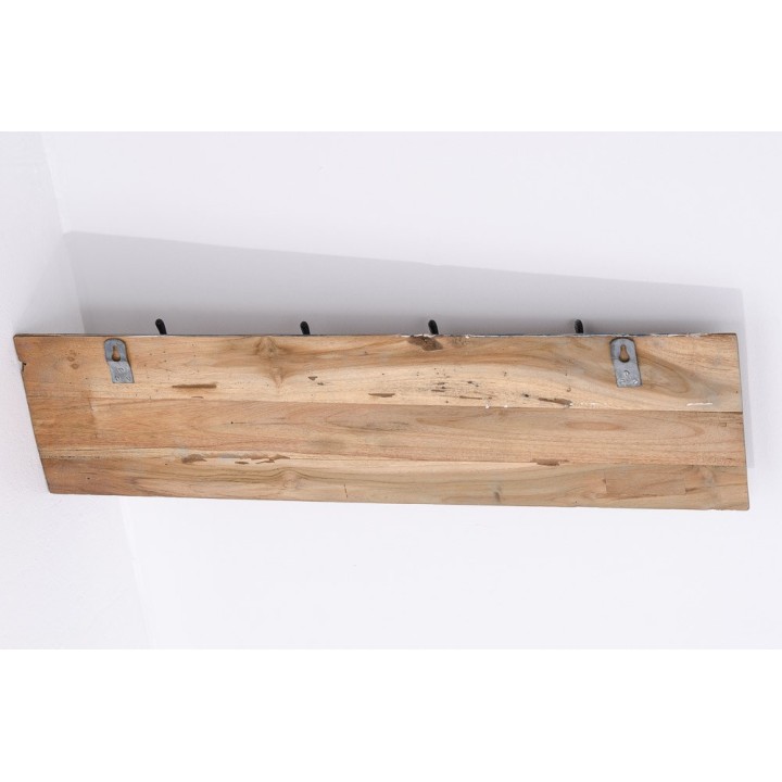 Teakholz Wandgarderobe Flen