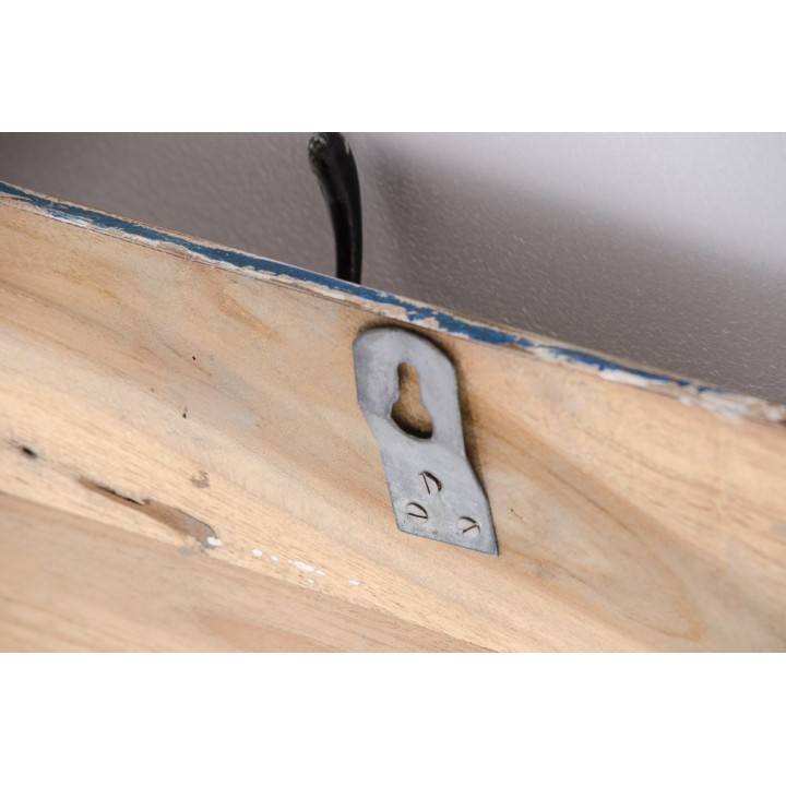 Teakholz Wandgarderobe Flen