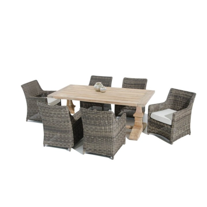 Rustique TEAK Esstisch 180*100*78 