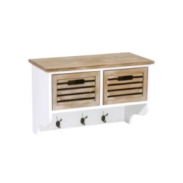 Wandgarderobe Calix, braun