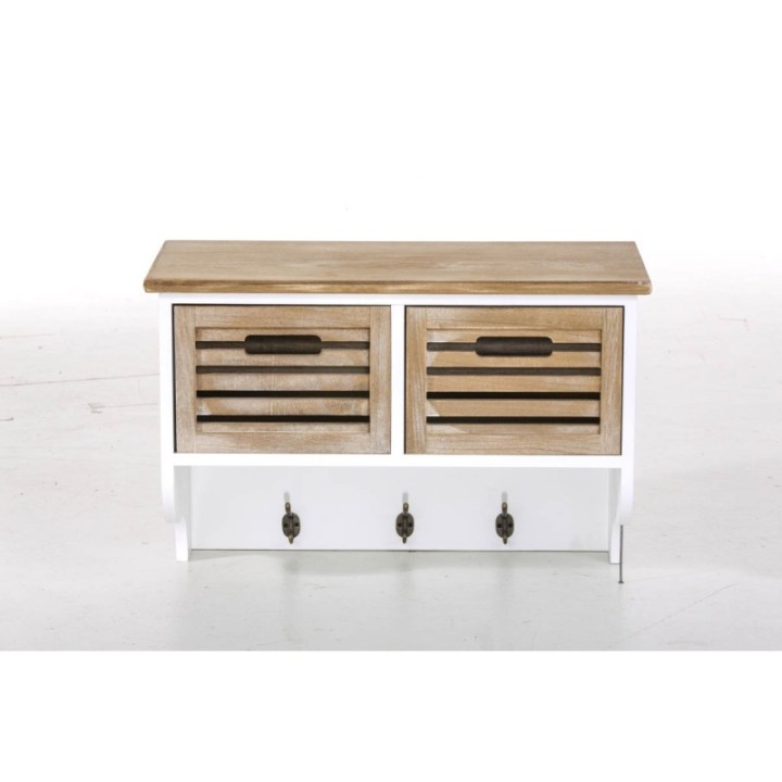 Wandgarderobe Calix, braun