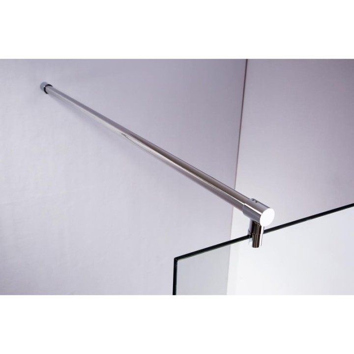 Duschabtrennung 100x200x100cm rund halb gefrostet
