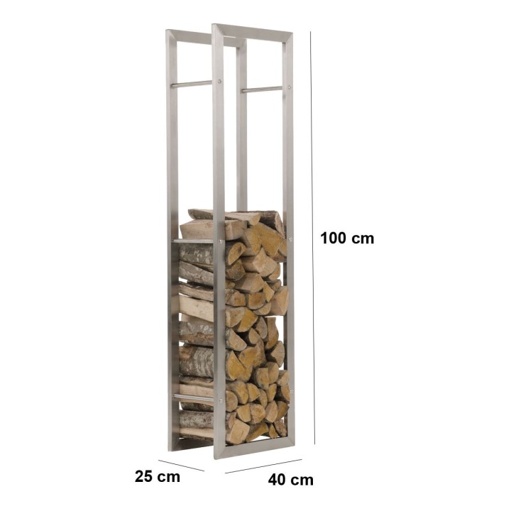 Kaminholzständer Keri V3 25x40x100