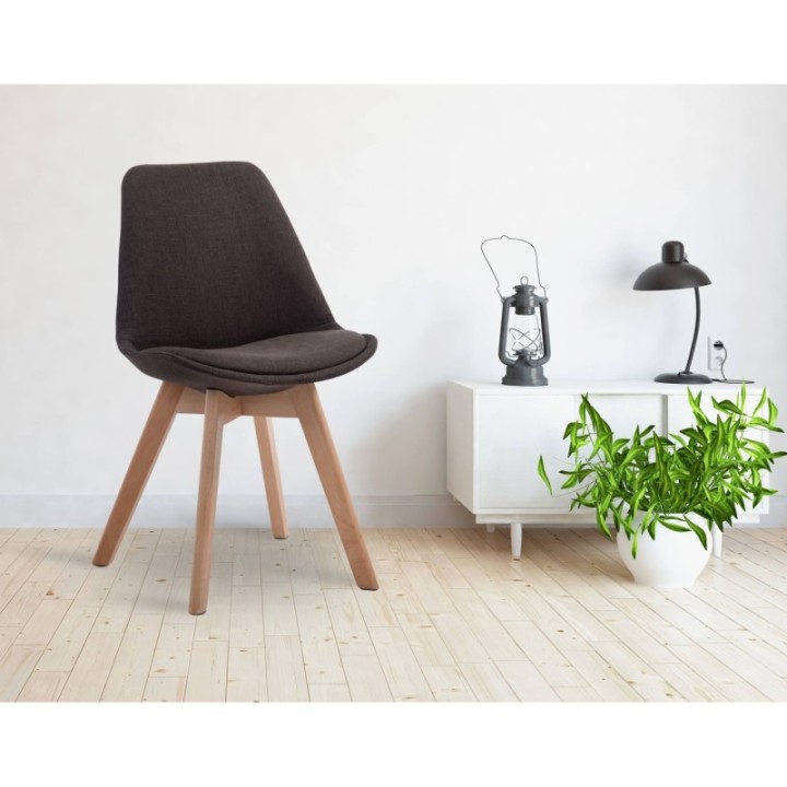 Besucherstuhl Borneo V2 Natura Stoff