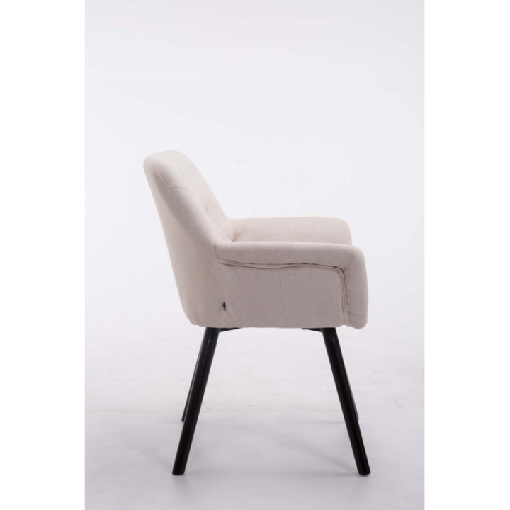 Besucherstuhl Cassidy Stoff coffee