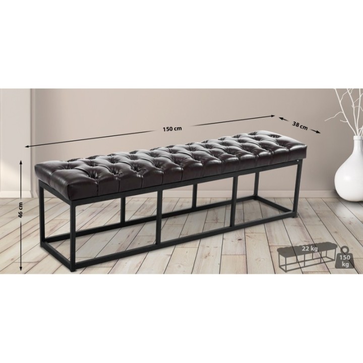 Sitzbank Amun Kunstleder B150