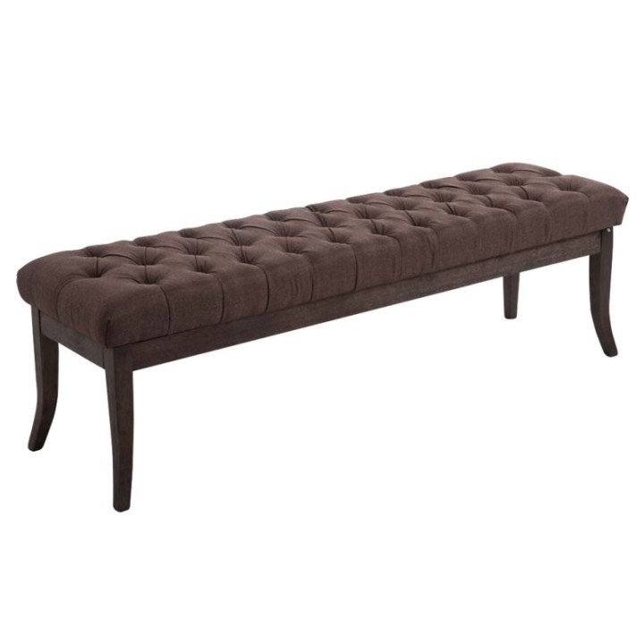 Sitzbank Ramses Stoff antik-dunkel 150
