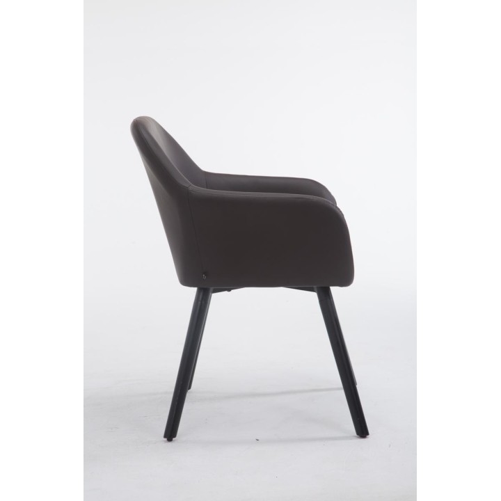 Besucherstuhl Achat V2 Schwarz