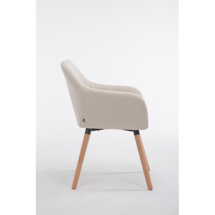 Besucherstuhl Achat V2 Stoff Natura
