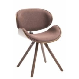 Stuhl Ortega Stoff Coffee
