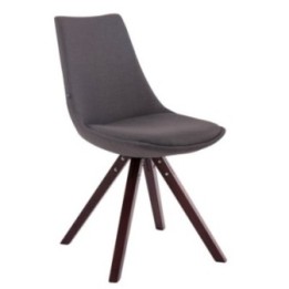 Stuhl Albi Stoff Cappuccino Square