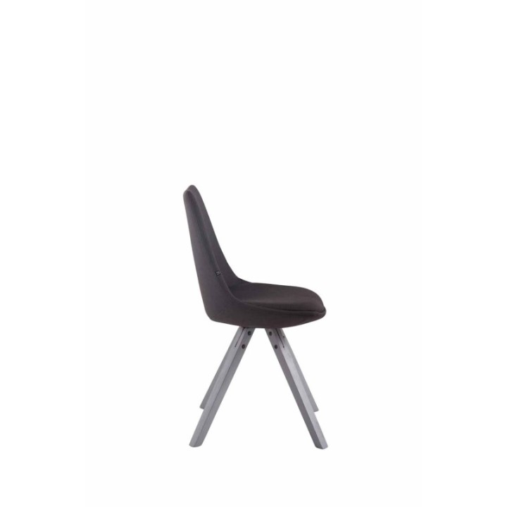 Stuhl Albi Stoff Grau Square
