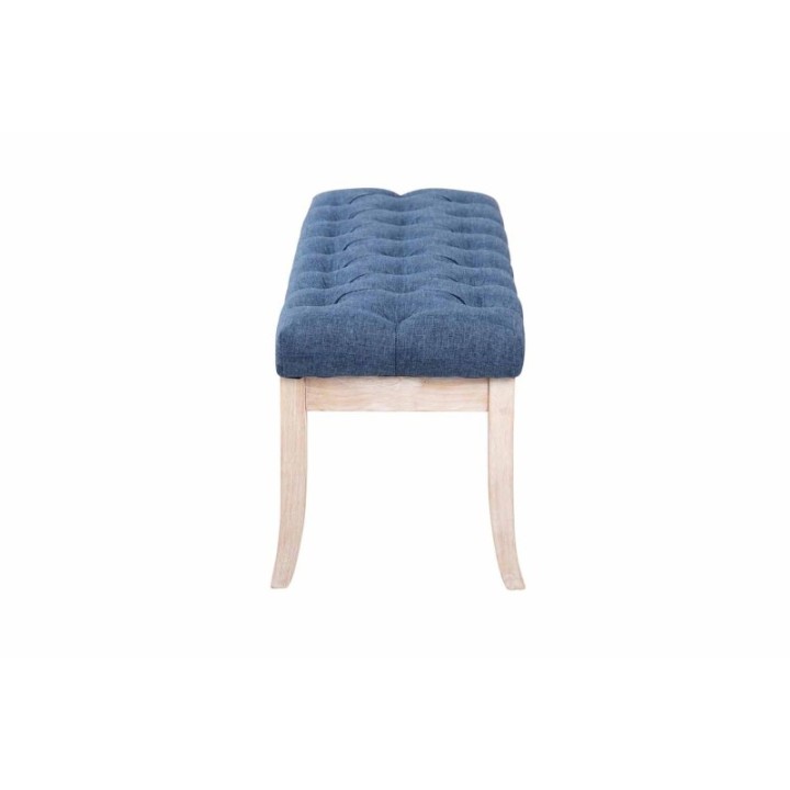 Sitzbank Ramses Stoff antik-weiß 100 cm