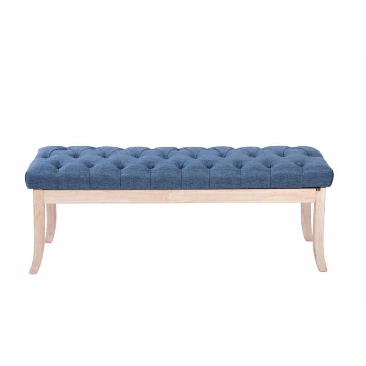 Sitzbank Ramses Stoff antik-weiß 120 cm
