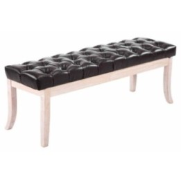 Sitzbank Ramses Kunstleder antik-weiß 120 cm