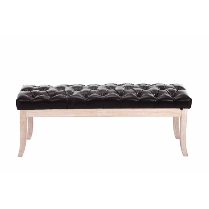 Sitzbank Ramses Kunstleder antik-weiß 120 cm