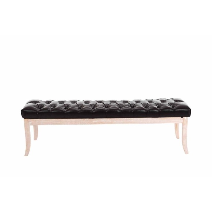 Sitzbank Ramses Kunstleder antik-weiß 150 cm