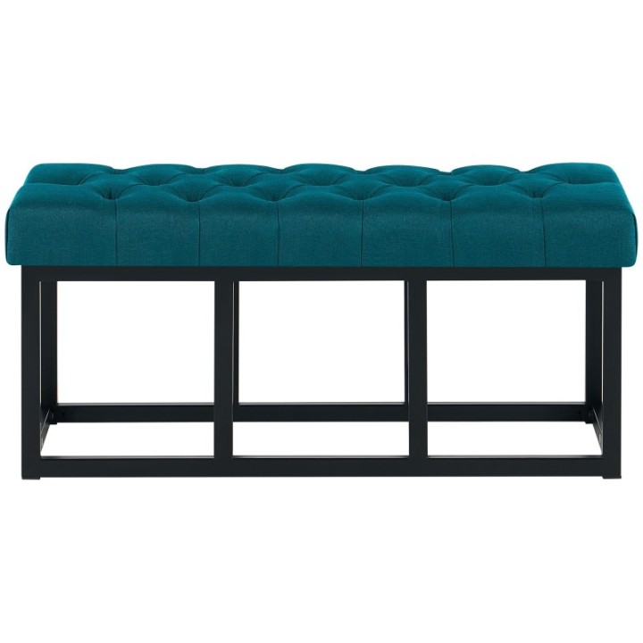 Sitzbank Amun Stoff Schwarz 100 cm