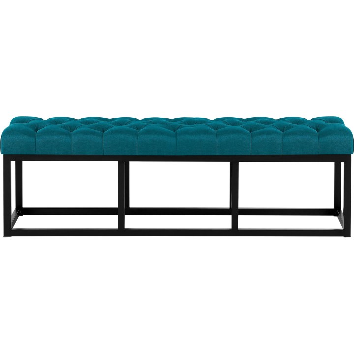 Sitzbank Amun Stoff Schwarz 150 cm