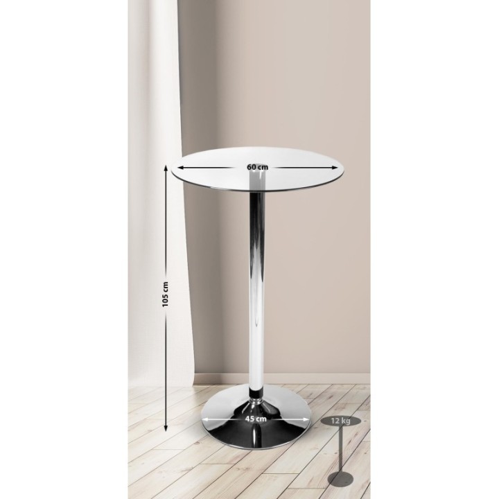 Glastisch rund 105 cm