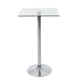 Glastisch quadratisch 105 cm
