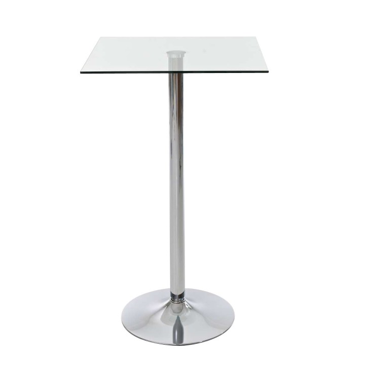 Glastisch quadratisch 105 cm