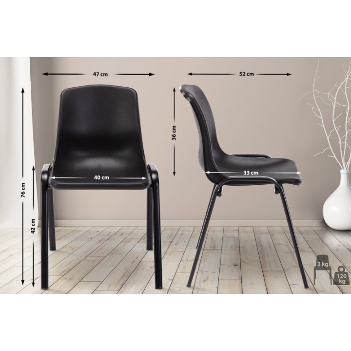 Stapelstuhl Nowra Kunststoff