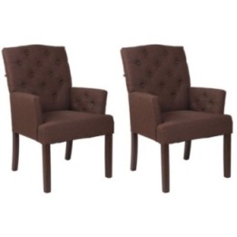 2er Set Stuhl Sugar Stoff antik