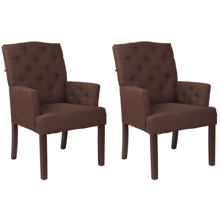 2er Set Stuhl Sugar Stoff antik