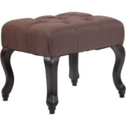 Sitzhocker Brest Stoff antik-dunkel
