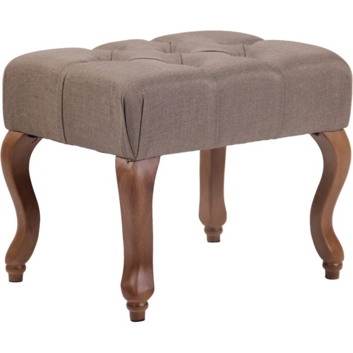 Sitzhocker Brest Stoff antik-hell