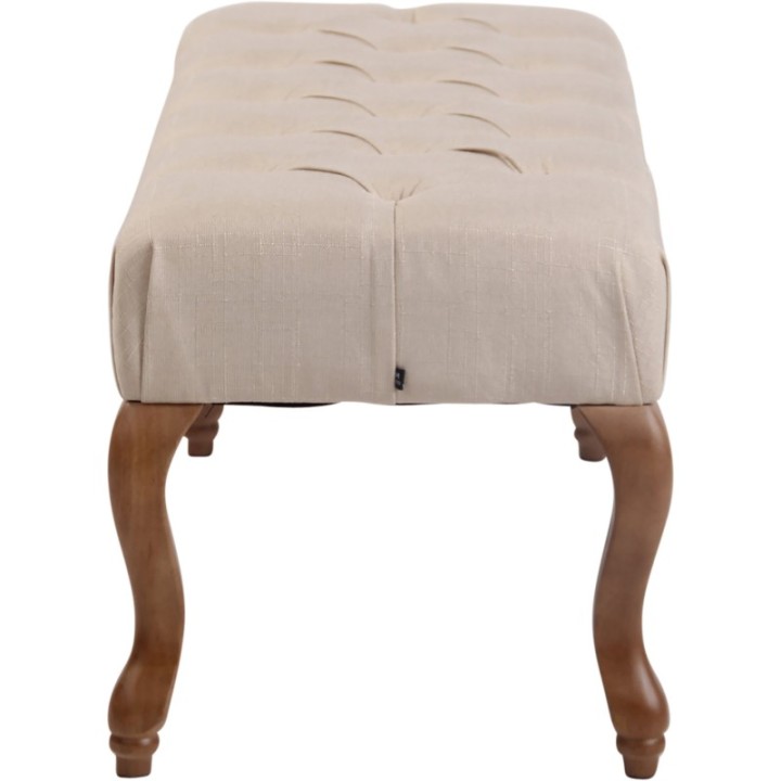 Sitzbank Brest Stoff Antik-hell 100 cm