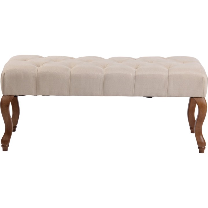 Sitzbank Brest Stoff Antik-hell 100 cm