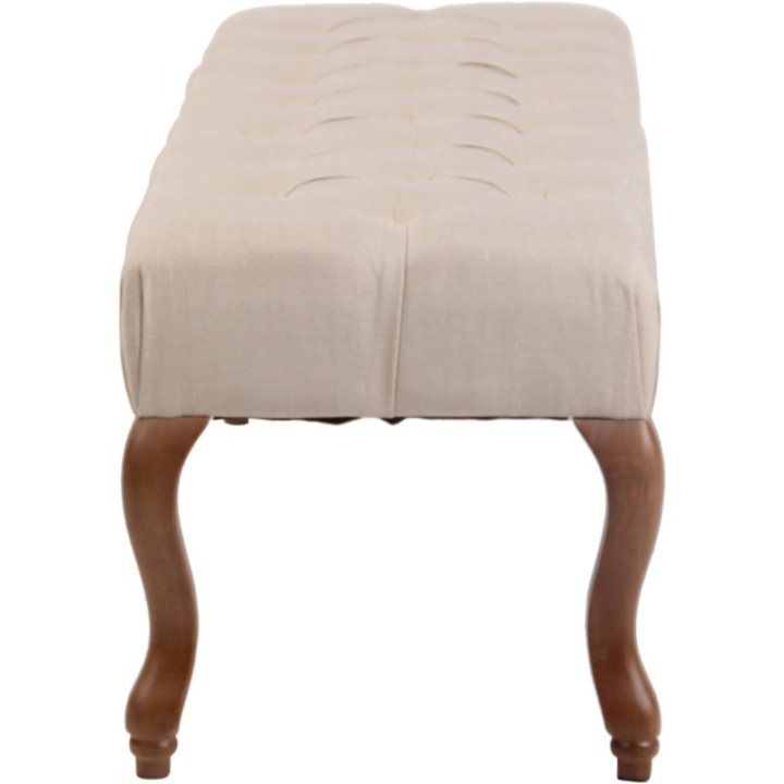 Sitzbank Brest Stoff Antik-hell 120 cm
