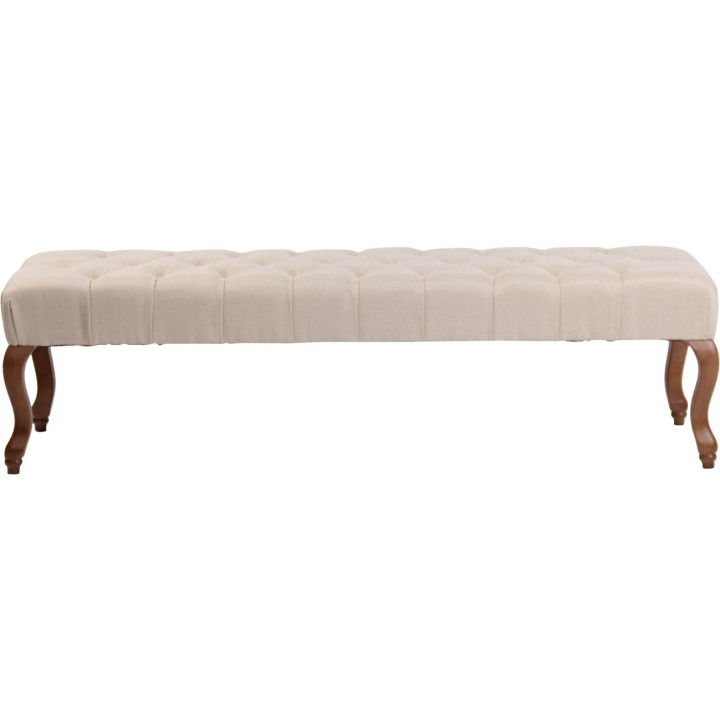 Sitzbank Brest Stoff Antik-hell 150 cm