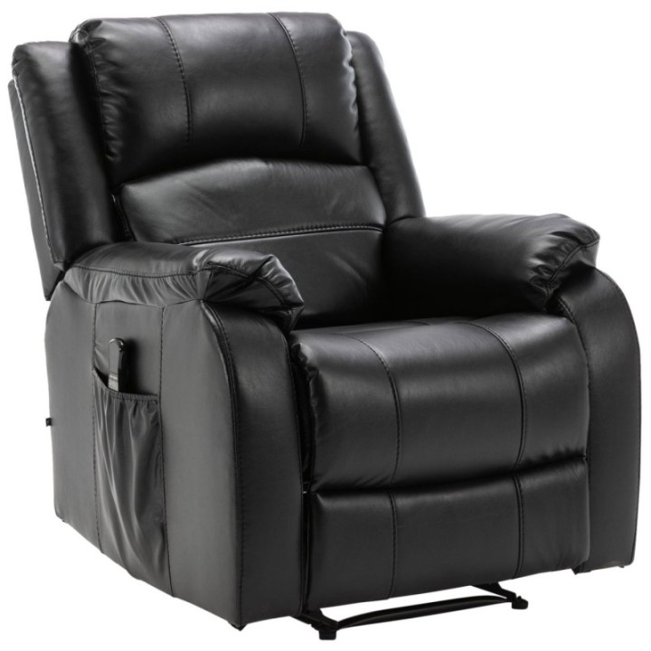 Sessel Kerpen mit Massagefunktion Echtleder