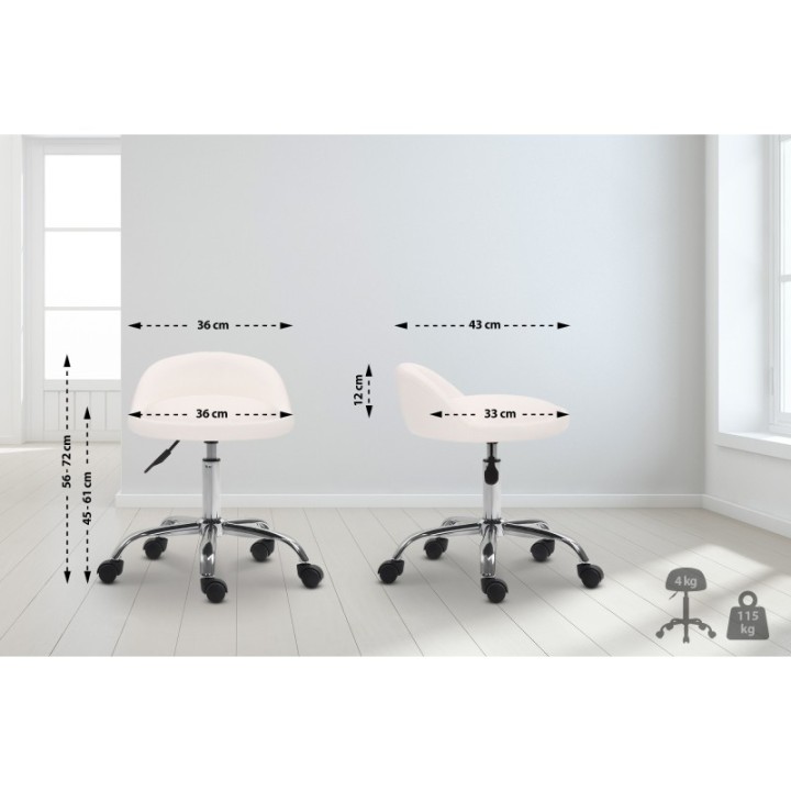 Arbeitshocker Teramo Kunstleder