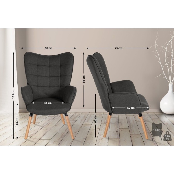 Sessel Garding Stoff