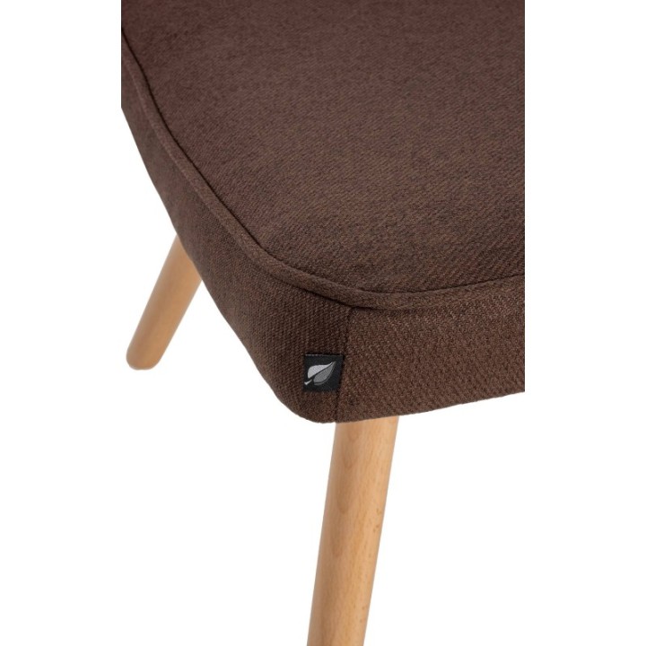 Sessel Garding mit Fußhocker Stoff