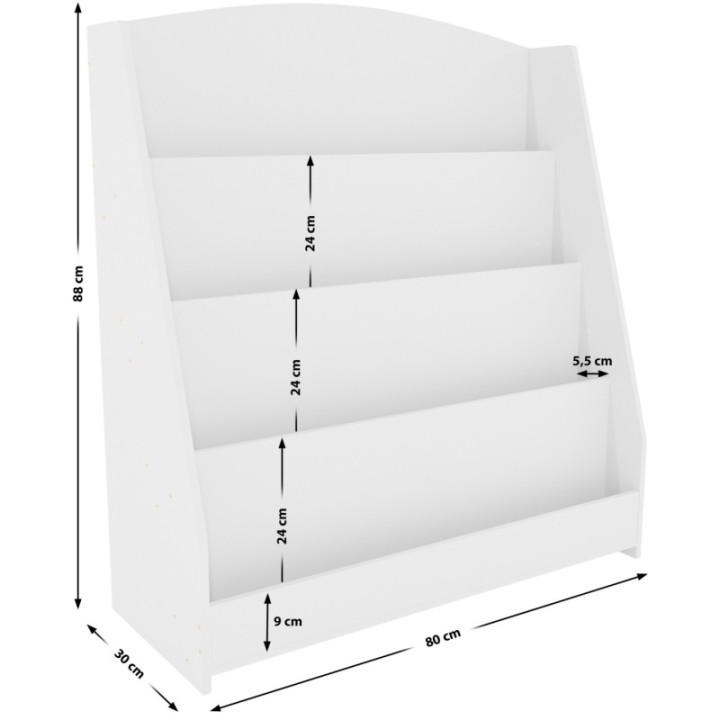 Bücherregal Melfa 80 cm
